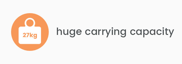 Huge carrying capacity Huge carrying capacity