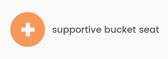 Supportive bucket seat Supportive bucket seat