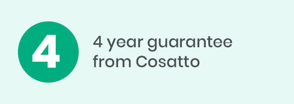4-year guarantee from cosatto 4-year guarantee from cosatto