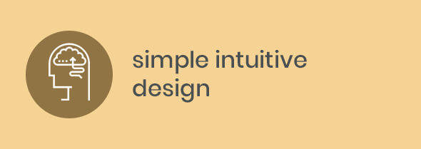 simple intuative design simple intuative design