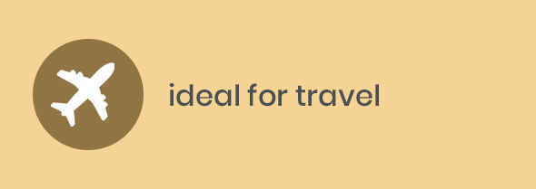 ideal for travel ideal for travel
