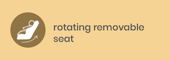 rotating removable seat rotating removable seat
