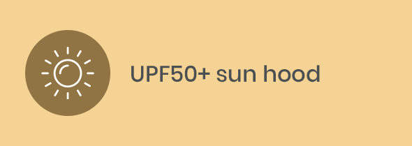 UPF 50+ hood UPF 50+ hood