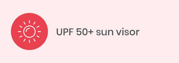UPF 50+ sun visor UPF 50+ sun visor