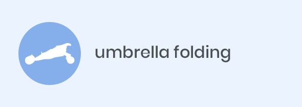 umbrella folding umbrella folding