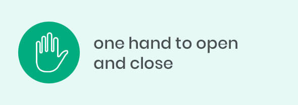one hand to open and close one hand to open and close