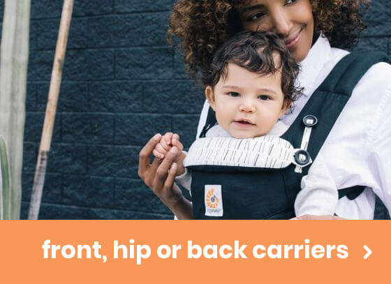 front, hip or back carriers