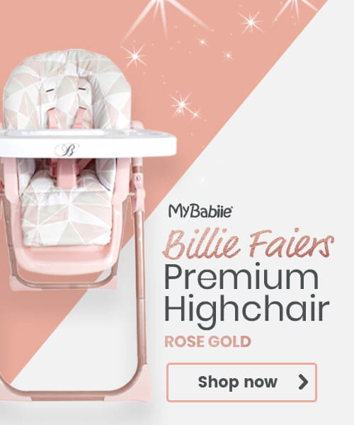 billie faiers high chair rose gold