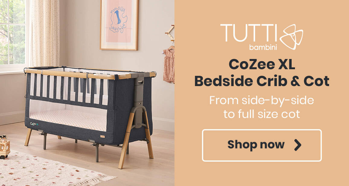 Tutti Bambini CoZee XL Bedside Crib & Cot