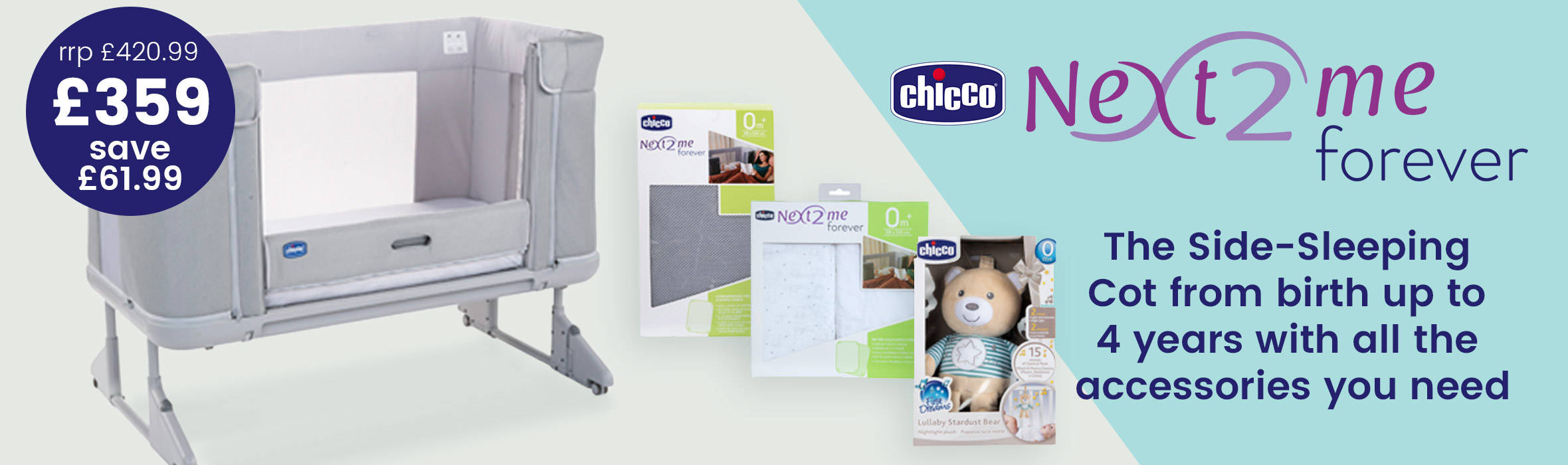 Chicco Next2Me Forever Banner